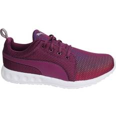 Puma Carson Prism Lace Up Womens Magenta Textile Trainers 189023 01 B80C Purple