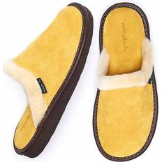 Femme - Jaune Chaussons Moshulu 'Vitoria' Mule Slippers Yellow