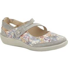 Grau - Slip-on Ballerinas Boulevard Damen/Damen Fit Leder/Wildleder Schuhe