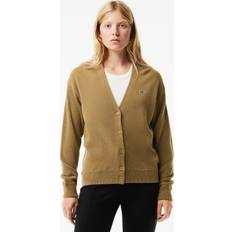 Lacoste Cardigans Lacoste Cardigan Relaxed Fit Taille V Taille - Marron