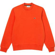 Paidat Lacoste Men's Organic Brushed Cotton Jogger Sweatshirt - Dark Orange