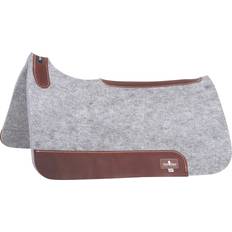 Fleece Saddle Pads Classic Equine Classic Equine Blended Felt Saddle Pad 31X32X0.75 Gray 31x32x3/4