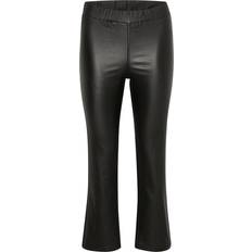 Leder Hosen Kaffe KAada Hose Schwarz Größe für Damen