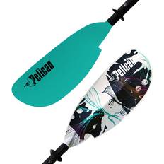 Turquoise Kayaking Pelican Symbiosa Fiberglass Kayak Paddle, Green Holiday Gift