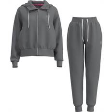 Damen - Grau Jumpsuits & Overalls Bidi Badu Chill Trainingsanzug Damen Dunkelgrau