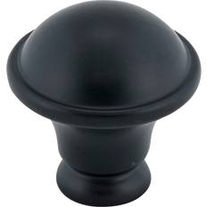 BP872 1-1/4 Inch Mushroom Cabinet Knob Matte Black Cabinet Hardware Knobs Mushroom Matte 1