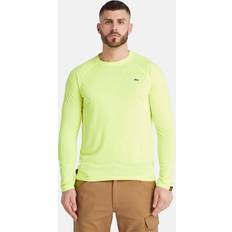 Timberland Tops Timberland Pro Wicking Good Sport Ls T-shirt For Men In Yellow Yellow