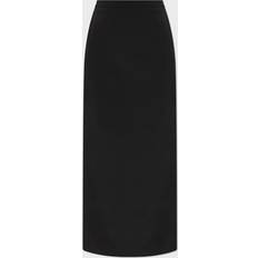 Polyamide Skirts Dolce & Gabbana Cady Maxi Skirt Black