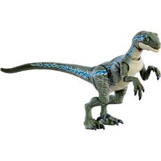 Figuritas Mattel Jurassic World Hammond Collection Velociraptor Dinosaur 21cm