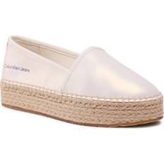 Bomull Espadriller Calvin Klein Jeans Espadrillos Espadrille Flatform Ny Pearl YW0YW01241 Creamy White/Eggshell YBI 8720108170208 1069.00