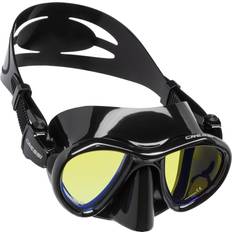 Plastic Diving Masks Cressi Metis, black, yellow lenses