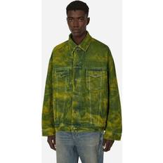 Acne Studios Herren Oberbekleidung Acne Studios Oversize-Jeansjacke Grün