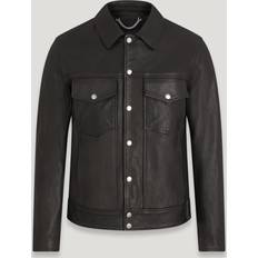 Cuero - Hombre Ropa Belstaff Piston Jacke Lander Leather Black Herren