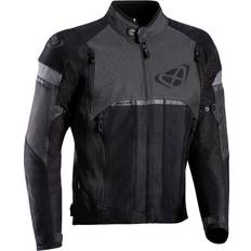 Ixon Allroad Motorcycle Textile Jacket - Black Grey Blue