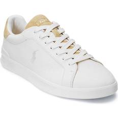 Polo Ralph Lauren Unisex Trainers Polo Ralph Lauren Heritage Court II Leather Sneaker Ecru/Bone