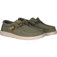 Hey Dude 47 Sneakers Hey Dude Wally Corduroy Men Shoes Olive