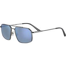 Sunglasses Serengeti Wayne Polarized Sunglasses - Shiny Dark Gunmetal
