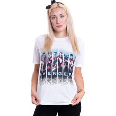 The Avengers Lineup White T-Shirt Weiß