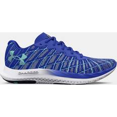 Men - Turquoise Shoes Under Armour UA Charged Breeze Sneakers Blue