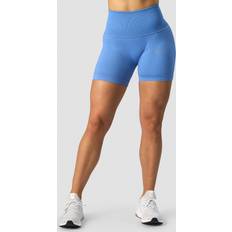 Blå - Treningsklær Shorts ICANIWILL Ribbed Define Seamless Pocket Shorts Pacific Blue