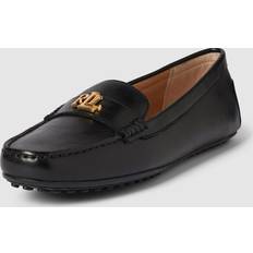 Lauren Ralph Lauren Penny-Loafer mit Schaftbrücke Modell 'BARNSBURY' in Black, Größe