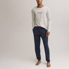 Organic Pyjamas La Redoute Printed Organic Cotton Pyjamas navy blue striped