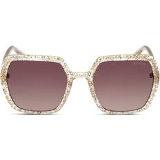 Guess Femme Lunettes de soleil Guess GU9241 27F Unisexe Carré