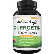 Nature's Craft Immune Support Quercetin with Bromelain Supplement Quercetin 500mg