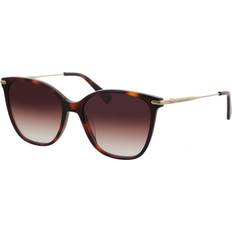 Solglasögon Longchamp LO 660S Solglasögon Fjärilsmodell Acetatbåge - Brown