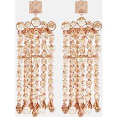 Valentino Rockstud crystal-embellished earrings metallic One fits all