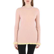 Burberry Women Sweaters Burberry Cashmere & Silk-Blend Sweater Pink