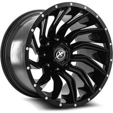 XF Off-Road XF Offroad Milled Gloss Black XF-224 Wheel XF-224209081651180P0GBML