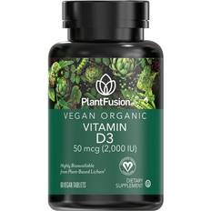 PlantFusion Vegan Organic Vitamin D3 50 mcg 2,000 IU