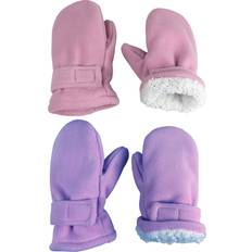 Mittens N'ice Caps N Ice Caps Toddler Baby Infant Mittens Pair Pack Easy-on Sherpa Lined Fleece Kids Boys Girls