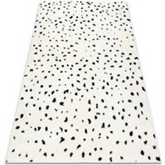 Carpets & Rugs RUGSX Carpet MODE 8508 dots cream Black