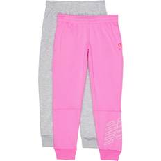 New Balance Black Pants New Balance Girl's 2-Pack Joggers Big Kids Vibrant Pink/Charcoal Heather 10-12 Big Kid