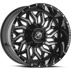 XF Off-Road XF Offroad Milled Gloss Black XF-228 Wheel XF-228209051397150P12GBML