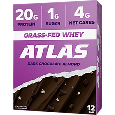 Atlas Protein Bar Dark Chocolate Almond 12 Bars