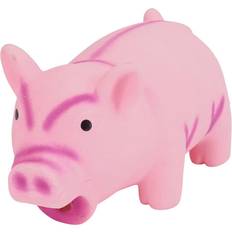 Pet Zone Husdjur Pet Zone Hundelegetøj gris m/lyd pink latex