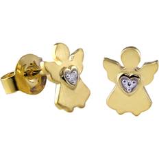 8k Schmuck Acalee 70-1011 Kinder-Ohrringe Gold 333 8K Engel-Ohrstecker Zirkonia