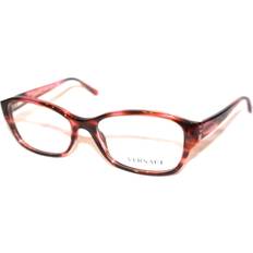 Versace Pink Glasses & Reading Glasses Versace Versace VE3176 Eyeglasses-5041 Striped Pink-51mm