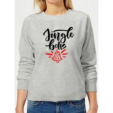 By IWOOT jingle Bells Women's Christmas Jumper Grey