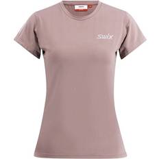 Dam - Lila Underställ Swix Pace Nts Short Sleeve Baselayer Top W Light Plum