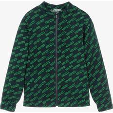 Kenzo Vêtements d'extérieur Kenzo Kids Teen Boys Blue & Green Cotton Zip-Up Top Blue year