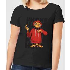 ET Phone Home Stylised Women's T-Shirt Black