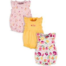 Girls Jumpsuits Onesies Brand Baby-Girls 3-Pack Romper, Fox, Months