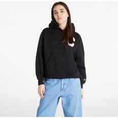 Champion Women Jumpers Champion Hooded Sweatshirt - Black