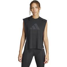 Tanktops adidas Power Performance Big Logo Sleeveless T-shirt Black Woman