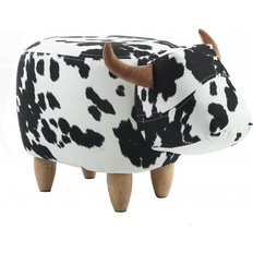 Gardeco Cow Shaped Padded Footstool