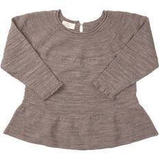 Beige - Dame Bluser Copenhagen Colors Strikket bluse m. skørt LYS SAND